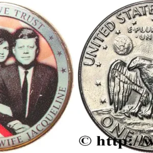 ÉTATS-UNIS D'AMÉRIQUE 1 Dollar Eisenhower - Kennedy avec Jacqueline n.d. fwo_685432 Monde Meilleur Choix