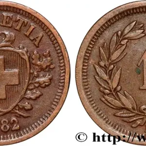 SUISSE 1 Centime (Rappen) 1882 Berne fwo_836025 Monde Offre Limitée