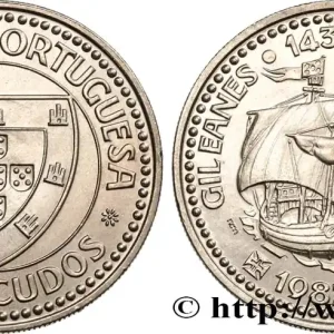 En Vogue PORTUGAL 100 Escudos Découverte du Cap Bojador en 1434 par Gil Eanes, voilier 1987 Lisbonne fwo_844558 Monde