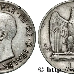 ITALIE 5 Lire Victor Emmanuel III 1928 Rome fwo_853172 Monde Commander Vite