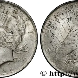 Gros Lot ÉTATS-UNIS D'AMÉRIQUE 1 Dollar Peace 1922 Philadelphie fwo_858110 Monde