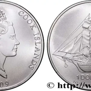 Commande En Gros ARGENT D'INVESTISSEMENT 1 Oz - 1 Dollar Bounty 2009 fwo_883442 Monde