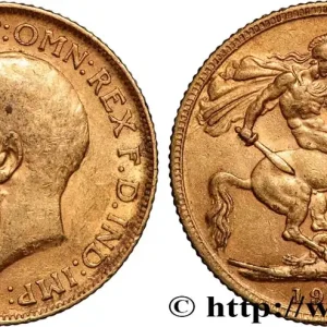 OR, PALLADIUM ET PLATINE INVESTISSEMENT 1 Souverain Georges V 1912 Londres fwo_890433 Monde Nouvel Arrivage