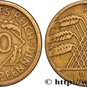 ALLEMAGNE 10 Rentenpfennig gerbe de blé 1924 Berlin fwo_893550 Monde Artisanat