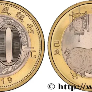 Promotion Saisonnière CHINE 10 Yuan Année du Cochon 2019 Nanjin fwo_894050 Monde