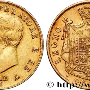 OR, PALLADIUM ET PLATINE INVESTISSEMENT 40 Lire 1812 Milan fwo_894301 Monde Nouvel Arrivage