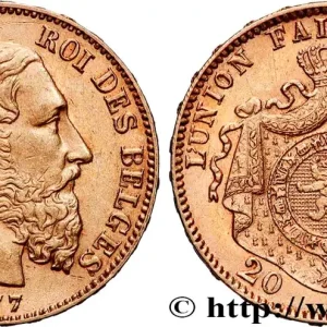 Promotion Saisonnière OR, PALLADIUM ET PLATINE INVESTISSEMENT 20 Francs Léopold II 1877 Bruxelles fwo_894310 Monde