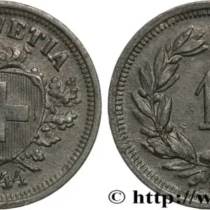 SUISSE 1 Centime Croix Suisse 1944 Berne - B fwo_894863 Monde Dernier Modèle