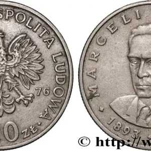 Achat Immédiat POLOGNE 20 Zlotych Marceli Novotko 1976 Varsovie fwo_894907 Monde