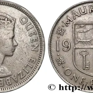 Commande En Gros ÎLE MAURICE 1 Rupee (Roupie) Elisabeth II 1978 fwo_894975 Monde