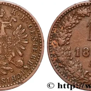 AUTRICHE 1 Kreuzer aigle 1860 Vienne fwo_894978 Monde Usine Directe