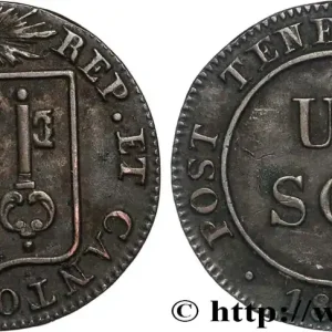 SUISSE - RÉPUBLIQUE DE GENÈVE 1 Sol 1825 fwo_894984 Monde Quantité Limitée
