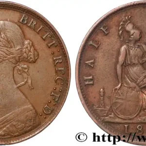 Livraison Express ROYAUME-UNI 1/2 Penny Victoria “Bun Head” 1861 fwo_894987 Monde