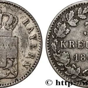 Solde ALLEMAGNE - BAVIÈRE 3 Kreuzer Louis Ier de Bavière 1848 Munich fwo_895011 Monde