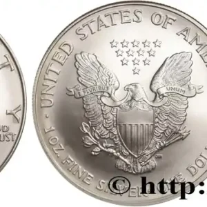 ÉTATS-UNIS D'AMÉRIQUE 1 Dollar Silver Eagle 2005 West Point fwo_515289 Monde Affaire À Saisir