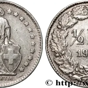 Must-Have SUISSE 1/2 Franc Helvetia 1944 Berne fwo_554790 Monde