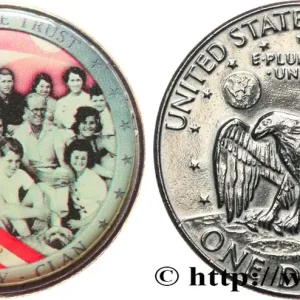 Offre Limitée ÉTATS-UNIS D'AMÉRIQUE 1 Dollar Eisenhower - Clan Kennedy n.d. fwo_685446 Monde
