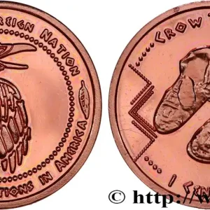 Artisanat ÉTATS UNIS D'AMÉRIQUE - Tribus Amérindiennes 1 Cent Jamul Sovereign Nation - Crow Tribes 2017 fwo_820064 Monde