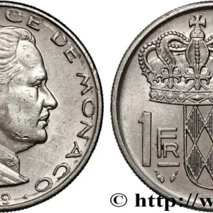 Soldes MONACO 1 Franc Rainier III 1979 Paris fwo_833142 Monde