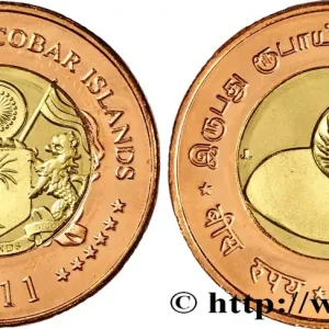 ÎLES ANDAMAN ET NICOBAR 20 Rupee nautile 2011 fwo_843878 Monde Achetez Aujourd’hui