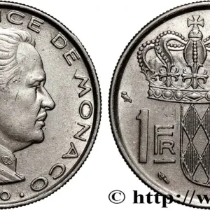 Solde MONACO 1 Franc Rainier III 1960 Paris fwo_849059 Monde