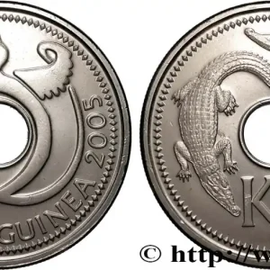 Super Prix PAPOUASIE NOUVELLE GUINÉE 1 Kina deux crocodiles de mer 2005 fwo_863073 Monde