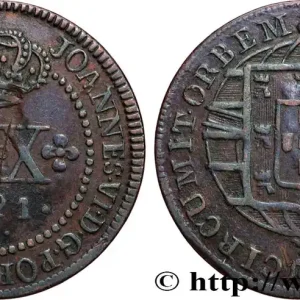 Bon Marché BRÉSIL - JEAN VI 20 Réis 1821 Rio de Janeiro fwo_869141 Monde