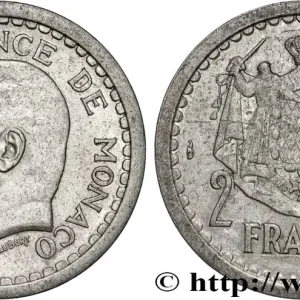Must-Have MONACO 2 Francs Louis II 1943 Paris fwo_881529 Monde
