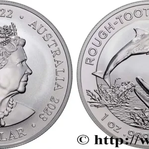 Affaire À Saisir ARGENT D'INVESTISSEMENT 1 Oz - 1 Dollar Proof Dauphin à bec étroit 2023 fwo_883227 Monde