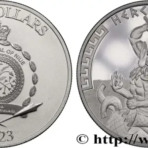 Prix Promo ARGENT D'INVESTISSEMENT 1 Oz - 2 Dollars Hercule 2023 fwo_883350 Monde