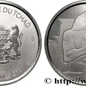 ARGENT D'INVESTISSEMENT 1 Oz - 1000 francs Kek 2022 fwo_884096 Monde Meilleur Choix