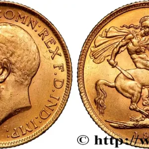 Paiement Sécurisé OR, PALLADIUM ET PLATINE INVESTISSEMENT 1 Souverain Georges V 1915 Londres fwo_887813 Monde