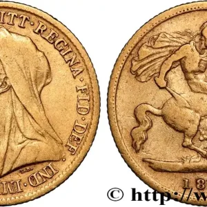 Soldes OR, PALLADIUM ET PLATINE INVESTISSEMENT 1/2 Souverain Victoria “Old Head” 1898 Londres fwo_890331 Monde