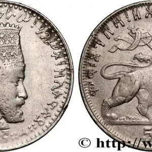 ÉTHIOPIE 50 Matonas Hailé Selassié I EE1923 (1931) Addis-Abeba fwo_892053 Monde Paiement Sécurisé