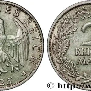 Artisanat ALLEMAGNE 2 Reichsmark 1925 Hambourg fwo_894864 Monde