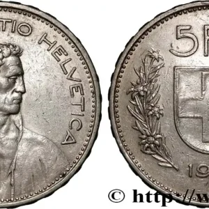 SUISSE 5 Francs Berger des Alpes 1932 Berne fwo_894884 Monde Commander Vite