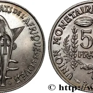 ÉTATS DE L'AFRIQUE DE L'OUEST (BCEAO) 50 Francs BCEAO masque 2005 Paris fwo_895056 Monde Offre Du Jour