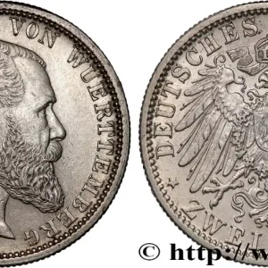 Achetez Aujourd’hui ALLEMAGNE - WURTEMBERG 2 Mark 1912 Stuttgart fwo_895533 Monde