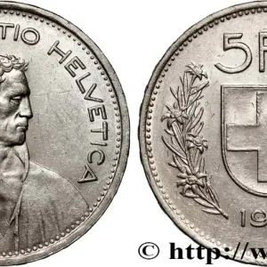 SUISSE 5 Francs Berger des Alpes 1953 Berne fwo_896053 Monde Pas Cher