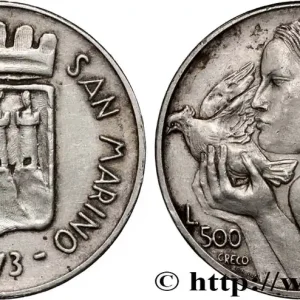 SAINT-MARIN 500 Lire 1973 Rome fwo_896075 Monde Offre Du Jour