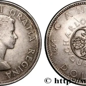 CANADA 1 Dollar Charlottetown-Québec 1964 fwo_896088 Monde Tendance