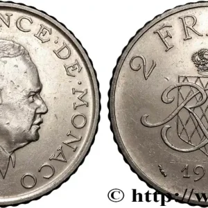 MONACO 2 Francs Rainier III 1982 Paris fwo_896125 Monde Premium