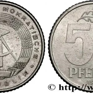 Must-Have ALLEMAGNE RÉPUBLIQUE DÉMOCRATIQUE 50 Pfennig emblème de la RDA 1958 Berlin fwo_896220 Monde