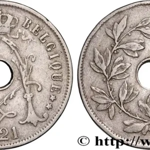 Top Vente BELGIQUE 25 Centimes Albert Ier 1921 fwo_896251 Monde