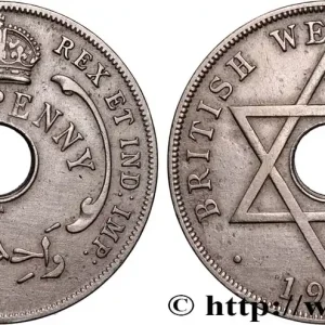 Nouvelle Collection AFRIQUE OCCIDENTALE BRITANNIQUE 1 Penny Georges VI 1947 Pretoria - SA fwo_896308 Monde