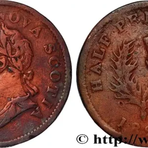 CANADA - NOUVELLE ÉCOSSE 1 Penny Token Nouvelle-Écosse Guillaume IV 1824 fwo_896347 Monde Populaire