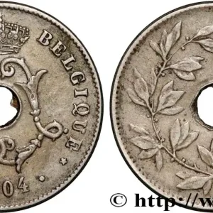 BELGIQUE 10 Centimes Léopold II 1904 fwo_896392 Monde Meilleur Prix