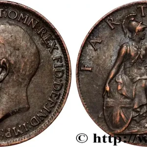 Meilleure Vente ROYAUME-UNI 1 Farthing Georges V 1914 fwo_896543 Monde