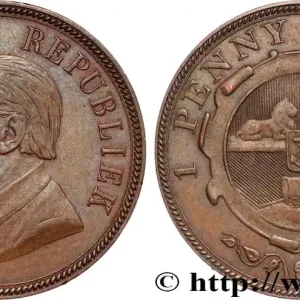 AFRIQUE DU SUD 1 Penny président Kruger 1894 Pretoria fwo_896556 Monde Nouveauté