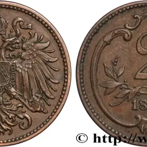 Exclusif AUTRICHE 2 Heller 1896 Vienne fwo_896595 Monde